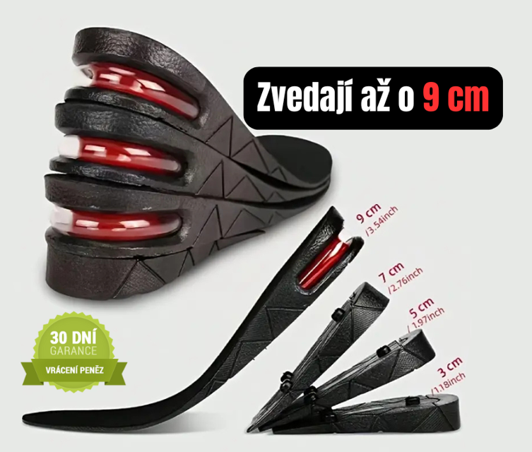 Nastavitelné Zvyšovací Vložky Do Bot