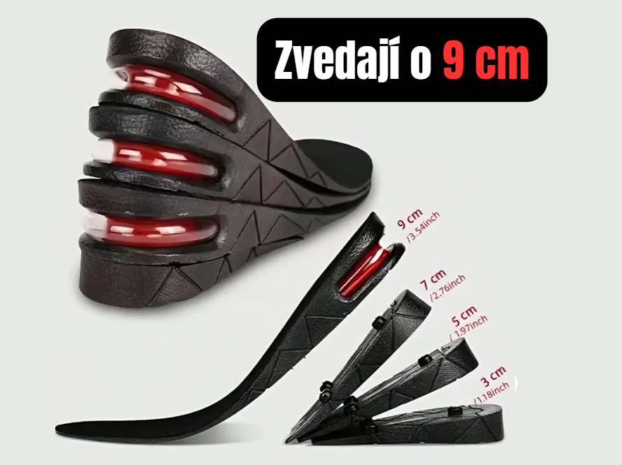 Nastavitelné Zvyšovací Vložky Do Bot